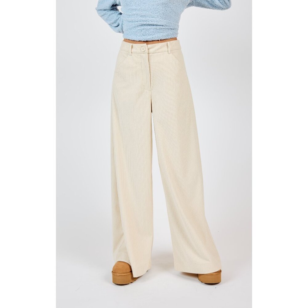Nourish Corduroy Wide Leg Pants